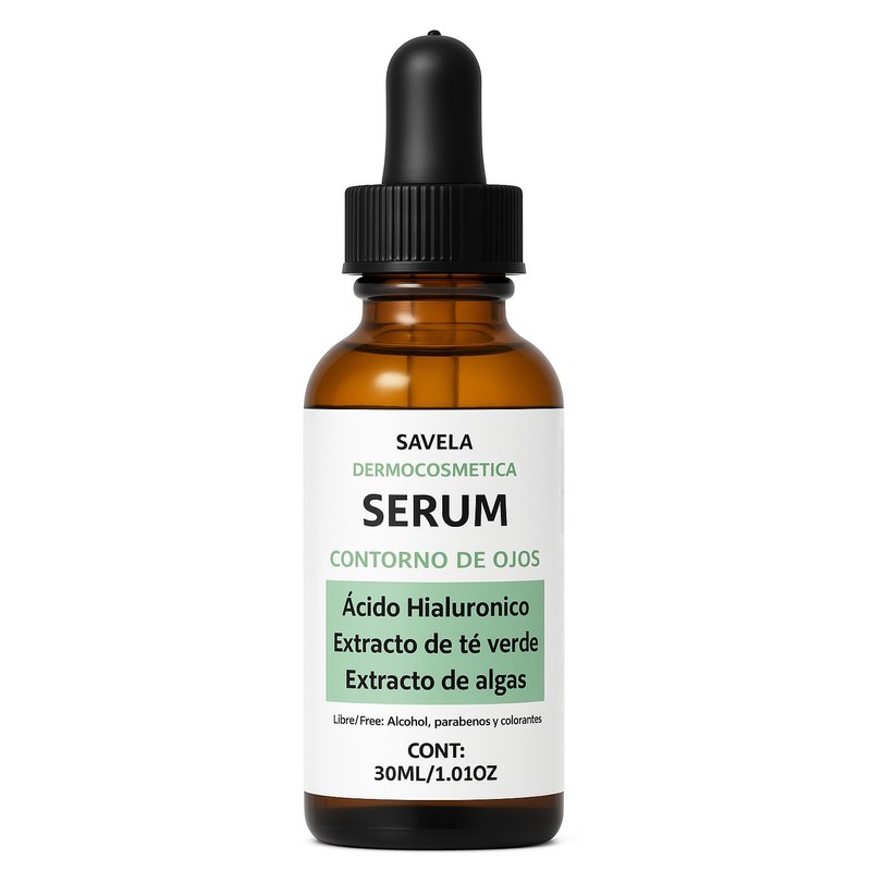 Serum Contorno de Ojos, Ácido Hialuronico, Extracto de Algas y
