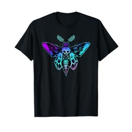 Death Head Moth Pastel Goth Emo Dark Death's Head Moth T-Shirt