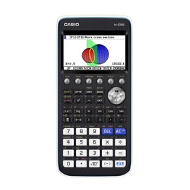 Casio fx-CG50 with Protective Case Red & Book (92 Pages, DIN A4) - Graphing Calculator - Smart Set