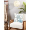 Saro Lifestyle Poly Filled Starfish Throw Pillow, Aqua, 20"