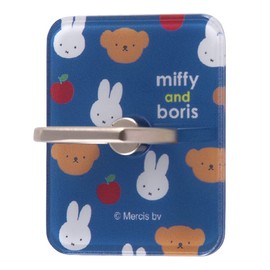 Inglem IS-BABKR/MF45 "Miffy" / Smartphone Ring Acrylic/miffy and boris_Blue