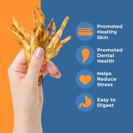 K9warehouse - Chicken Feet Dog Treats - 12 Count - Chicken Feet for Dogs - Natural, Dried, Dehydrated Chicken Feet Treats for Dogs - Single Ingredient Dog Chews - Alternative to Duck Feet