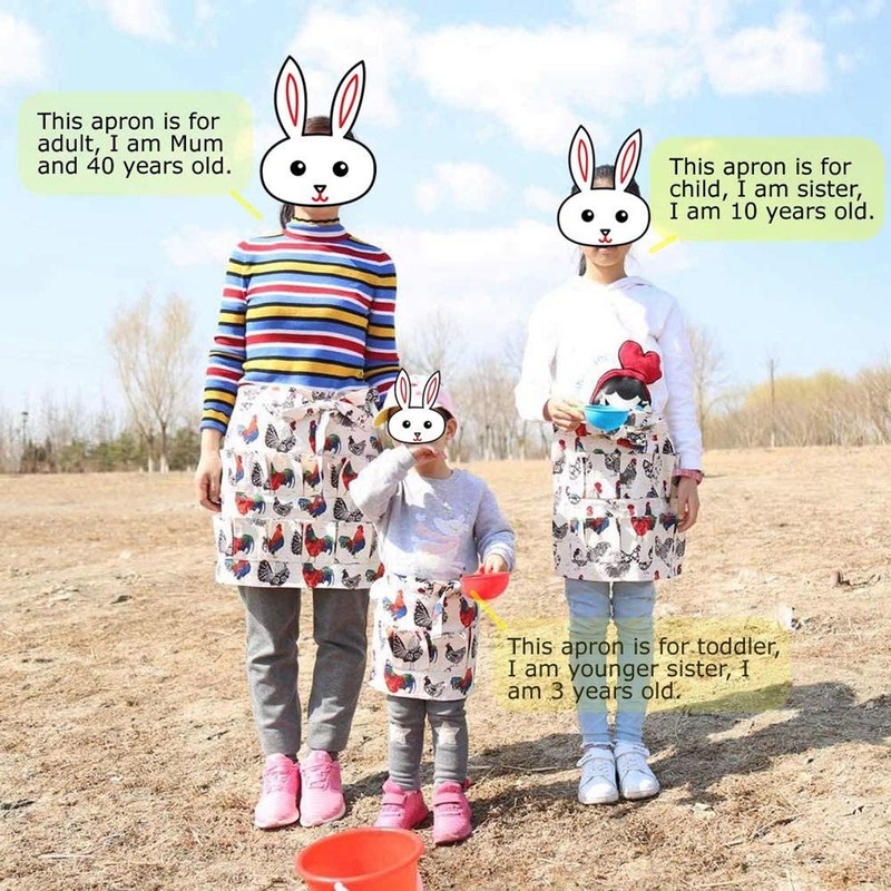 Eggs Apron Eggs Collecting Gathering Holding Apron for Chicken Hense
