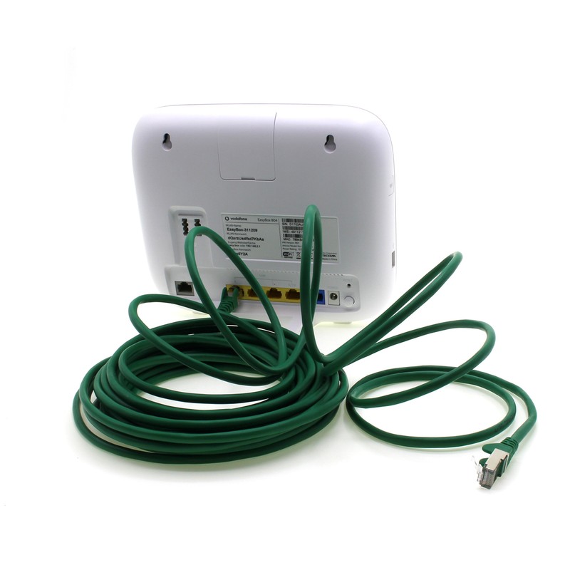 1aTTack.de Netzwerkkabel CAT 5e folien und geflechtgeschirmt SFTP Netzwerk Patch-Kabel