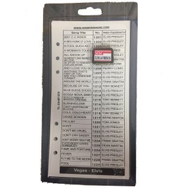Leadsinger LS-3C06 Vegas and Elvis Cartridge for LS-3000 Series Karaoke System (100 Songs)