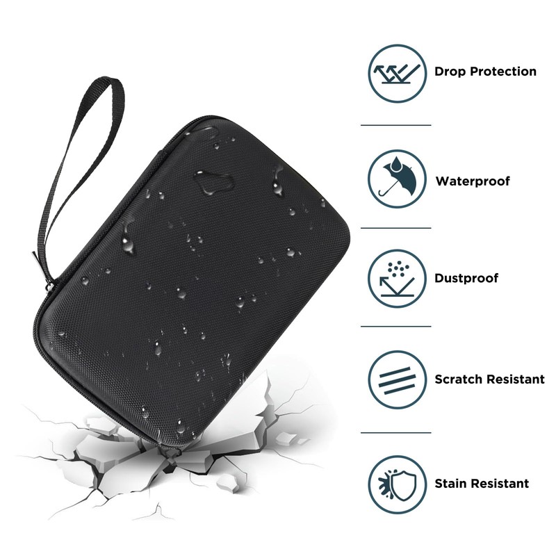 SUPVAN T50M Pro Label Maker Storage Case, Waterproof and Shockproof,