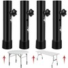 Laowu 8 PCS Folding Table Leg Extenders, 2 Levels Adjustable