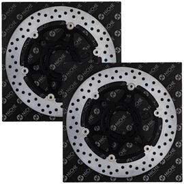 NICHE Front Brake Rotor Set For Ducati 749 999 R S 49240751A 49240551A Motorcycle