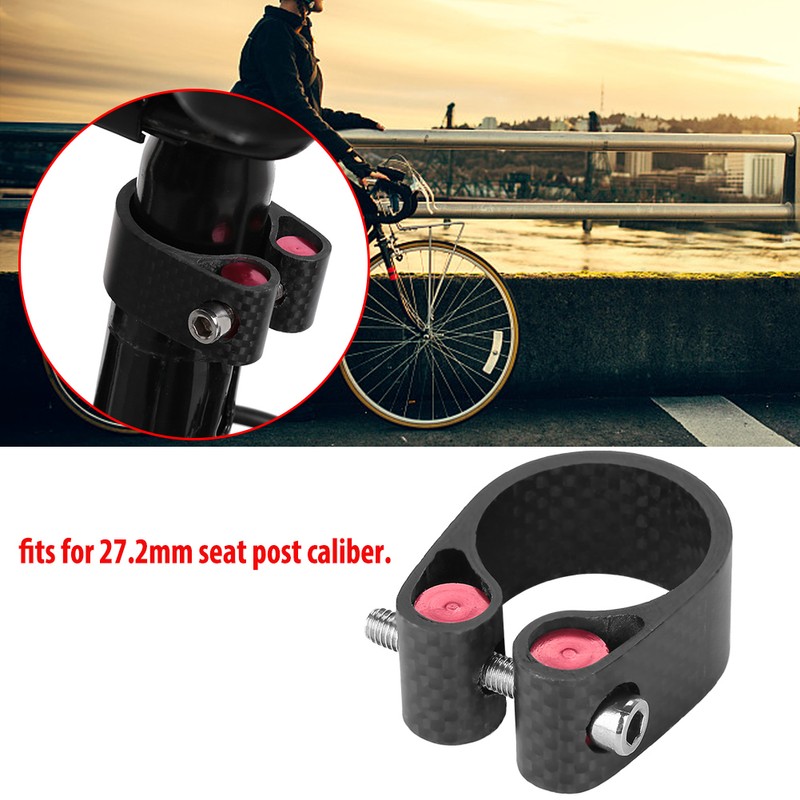 Carbon Fiber Road Mountain bike Seat Post Clamp Seatpost Locking