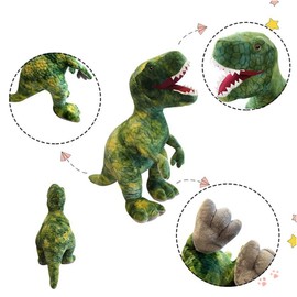 NatureMan Stuffed Dinosaur Plush Giant T-Rex Toy - 23.6inch Lifelike Stuffed Tyrannosaurus Animal for Boys,Simulation Dinosaur Plush Doll(Green)