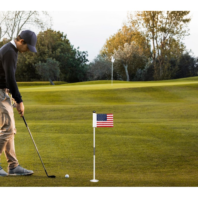 8x6 Inches Double Sided Golf Flag in 420D Nylon -