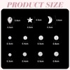 Soodyoow 850 Pcs Face Gems, 5 Sheets Gem Stickers, Rhinestones