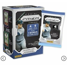 PANINI AMERICA 2021 Panini Prizm Baseball 7-Pack Blaster Box (Green Prizms|)