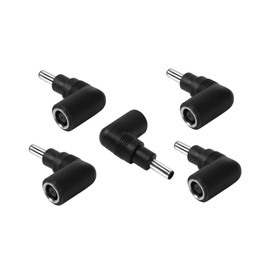 LvpowA Tip Converter Cable 7.4 to 4.5mm for Dell Power Supply 30w 40w 45w 65w 90w 120w 135w D5g6m 0d5g6m Dell M3800 XPS 12 13 9350 3960 15 5930 5950 11 13 14 15 17 3000 5000 7000 [5 Pack]