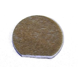 Archery Calf Hair Arrow Rest Plate - (Oval Shape) Adhesive Backed Stick ON Traditional Recurve - Longbow (Right Hand)