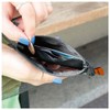 Pine Create Relaxing Bath Pouch, Black, Size: Approx. W4.7 inches