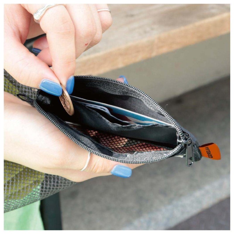 Pine Create Relaxing Bath Pouch, Black, Size: Approx. W4.7 inches