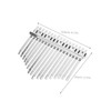 Levemolo 1 Set Kalimba Keys DIY Kit Complete Thumb Piano