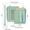 Toughergun Credit Card Holder for Women Slim RFID Blocking Wristlet