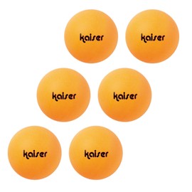Kaiser KW-250 Table Tennis Ball, Orange, 6P for Practice