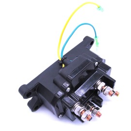 SouthMarine Universal Winch Solenoid Relay Contactor Switch Thumb for UTV ATV 4x4 Vehicles 63070 62135 74900 2875714 70715, 4-Terminals 12V 250A