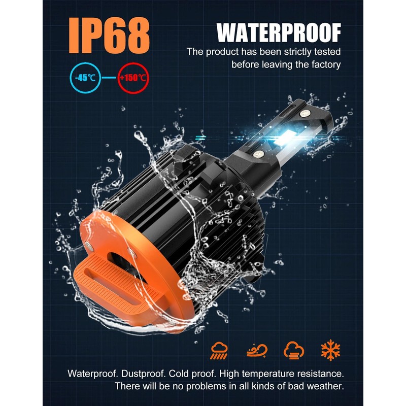 CHOPDARK Customized Special Edition H7 Low Beam LED Bulbs For