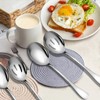 6Pcs Stainless Steel Serving Spoons Set, Serving Spoon, Cooking Utensils,