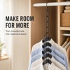 Metal Space Saving Hanger Organizer Chain for Closets