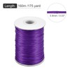 MECCANIXITY Waxed Cord 0.8mm Waxed Polyester Cord 175 Yard Wax