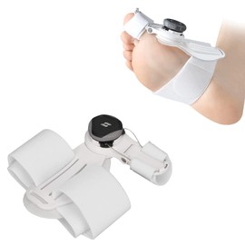 Yosoo Bunion Corrector Bunion Corrector Splint, Hallux Valgus Corrector Big Toe Brace Adjust Degrees Thicken Silicone Prevent Overlapping Thumb Straightener Black Buckle Care Kit for Women Man