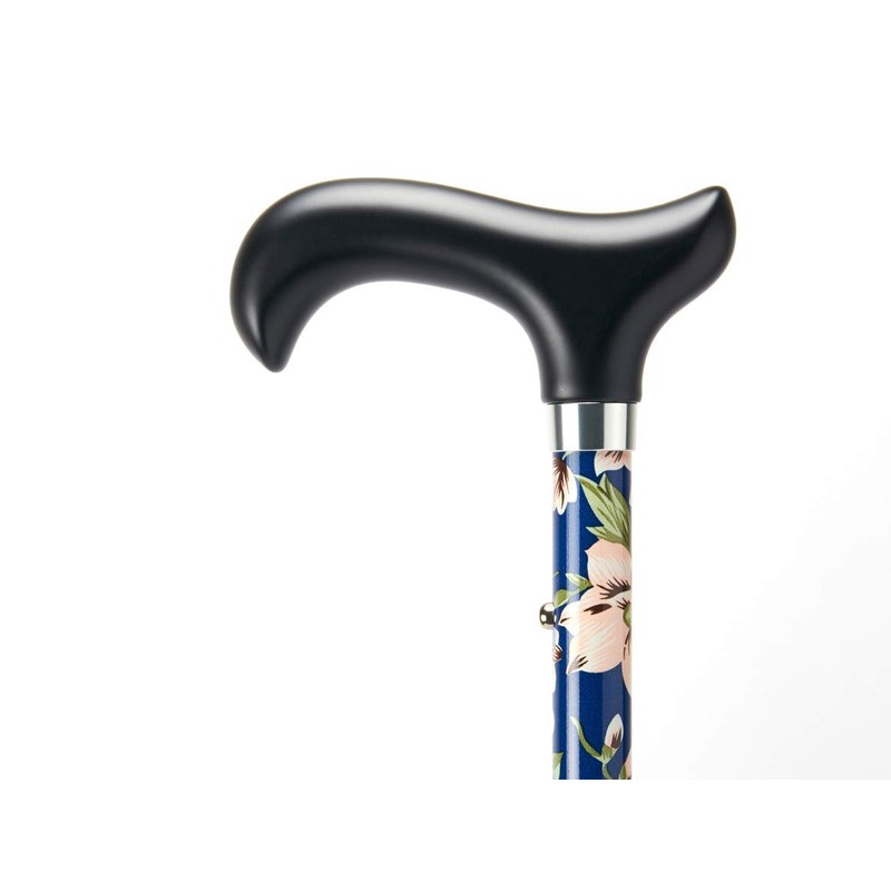 Merry Sticks（メリースティックス） ／ ブライトライフ／ 折りたたみステッキ ／ 杖 ／ キキョウ（ブルー）