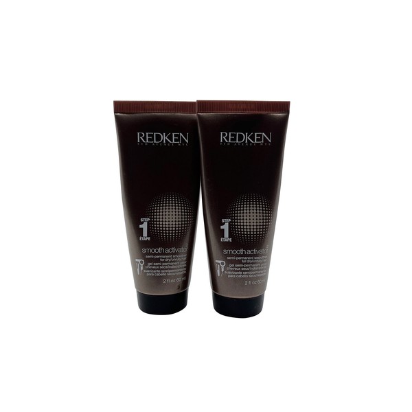 Redken Smooth Activator Semi Permanent Step 1 Dry & Unruly Hair 2 OZ Set of 2
