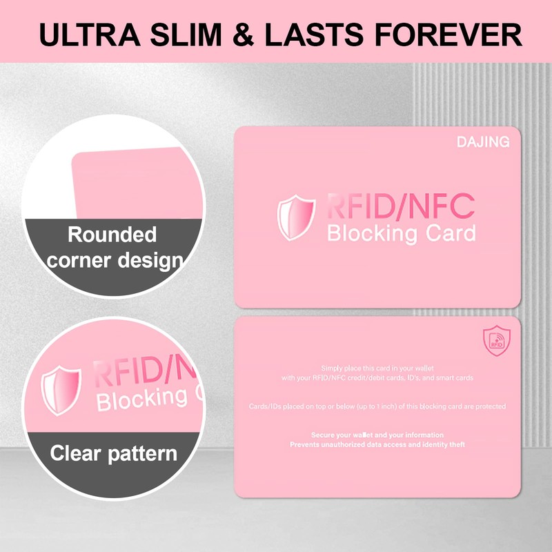 DAJING RFID Shielding Card 4-Piece Set - Ultra Thin Credit