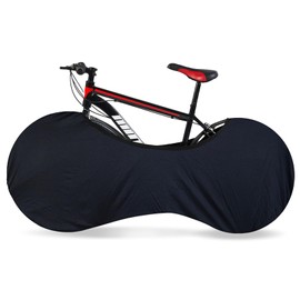 YAEGIMHT Bicycle Cover, Black Bicycle Cover, Dustproof Bicycle Protective Cover, Tarpaulin Bicycle Easy to Carry and Store