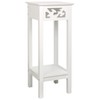 eHemco Plant Decorating Stand End Table Side Table with Storage