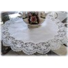 Galleria di Giovanni Large Doily Royal Rose European Lace Antique