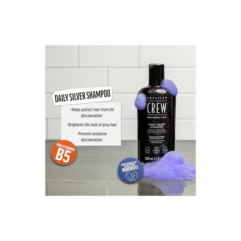 American Crew Daily Silver Shampoo 250 ml