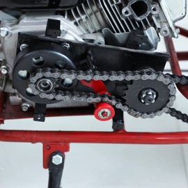 YOXUFA Mini Bike Chain Tensioner Adjuster with 1-3/4" Roller for Predator 212cc Coleman CT200U CT200U-EX BT200X Baja Warrior MB200 Massimo Trailmaster 200cc 196cc 6.5hp Mini Bike Motorsports Parts