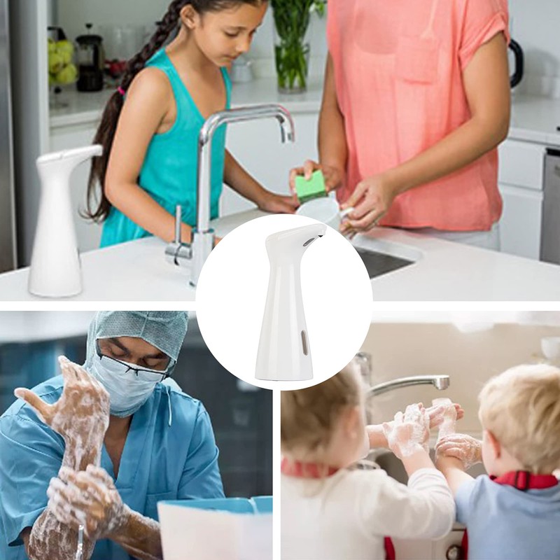 XUBX Automatic Soap Dispenser, Touchless Countertop Liquid Soap Dispensers with