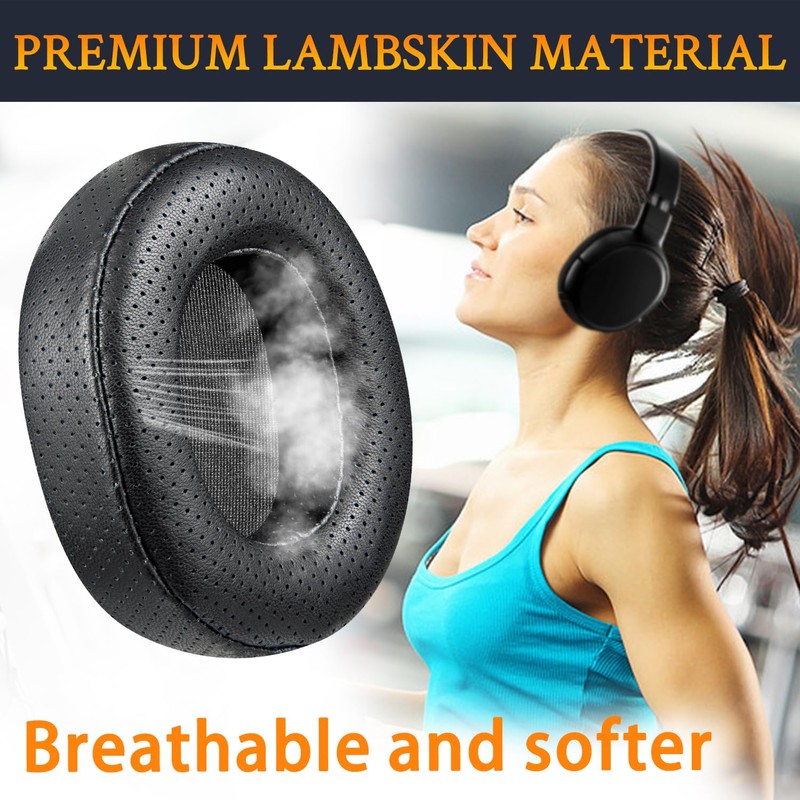 SOULWIT Lambskin Replacement Earpads for SteelSeries Arctis 1/3/5/Arctis 7/7+/7P/7P+/7X/7X+/9/9X/Pro/Prime(Do Not