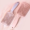 Dry Hair Comb Curved Hair Brush for Volume Scalp Massage Purple