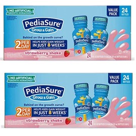 Unbranded PediaSure Strawberry Shake - 8 oz. bottles - 24 pk. (pack of 2)