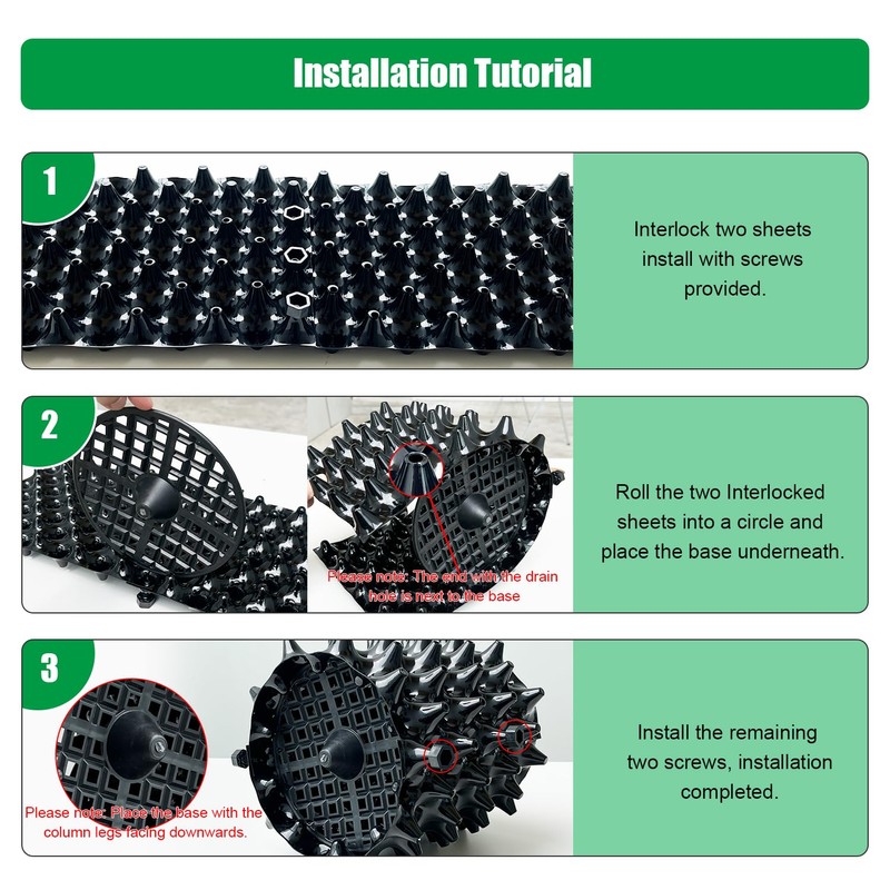 RooTrimmer 1 Gallon Air Pruning Containers, New Plastic Nursery Pots,