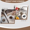 1 Pcs 3 in 1 Pop up Sink Plug Replacement,