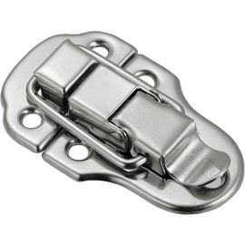 TRUSCO(トラスコ) パッチン錠 横ズレ防止タイプ・スチール製 (4個入) P-46