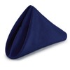 WedDecor 20 Inch Navy Cotton Polyester Table Napkin for Home,