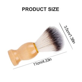 Hair Shaving Brush, Shaving Brush, Beard Care Shaving Brush Men, Handmade Shaving Brush, Shaving Brush with Wooden Handle, Professional Shaving Brush, Men's Shaving Brush with Wooden Handle