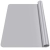 LEOBRO Large Silicone Mat, 23.4” x 15.6” Gray Silicone Mats