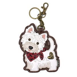 CHALA Dog Collection Women's Decorative Key Fob/Coin Purse Accessory (Westie)