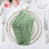 Prosky 6 PCS Gauze Cheesecloth Napkins , Chiffon Dinner Napkins